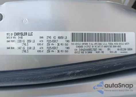 2009 Volkswagen Routan Sel из США, поврежденный, VIN 2V8HW54X09R517697